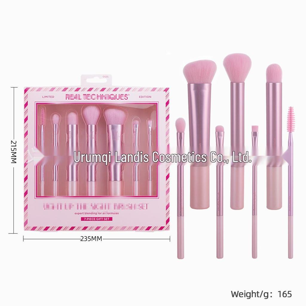 RT Series Makeup Brush & Sponge Set: Blending & Eyeshadow Brushes with Beauty Sponge