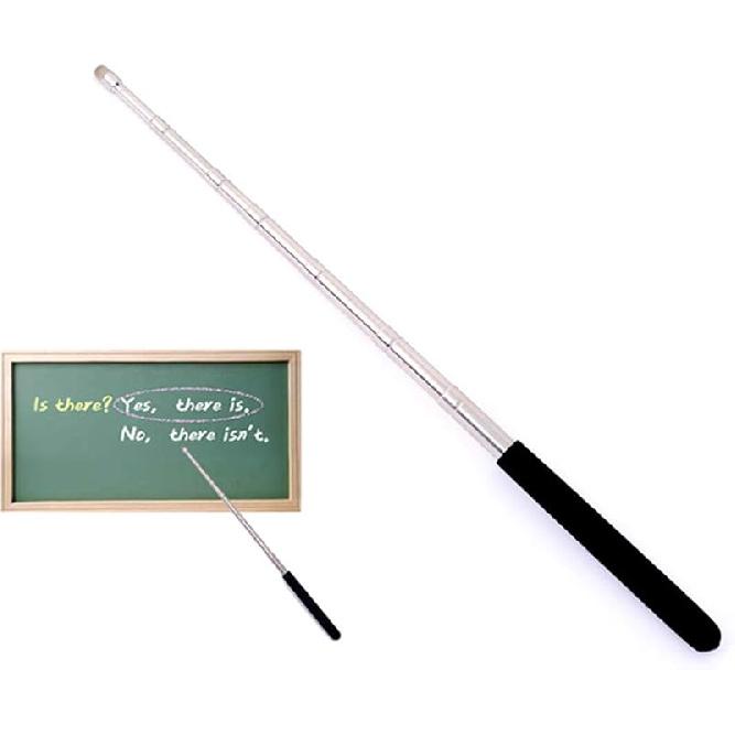 Telescopic Teacher Pointer, Teaching Pointer, Expandable whiteboard Pointer, with capacitive Screen Handwriting Function, Teacher Coach Presenter чёрный