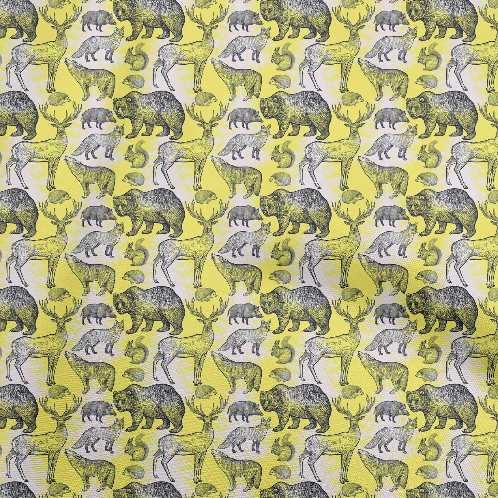 

OneOone Cotton Flex Gamboge Yellow Fabric Wild Dress Material Тканина з принтом Тканина у дворі 40 дюймів 42 Inch Wide - Viscose Chiffon жовтий