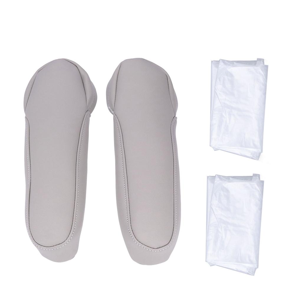 2pcs Seat Armrest Cover Leather Car Interior Accessories Replacement for Odyssey 2004?2014Grey