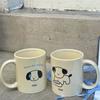 Cute Sweat Puppy Ceramic Cup Couple High-looking Mug Afternoon Tea Coffee Cup Household Tea Drinking Water Cup