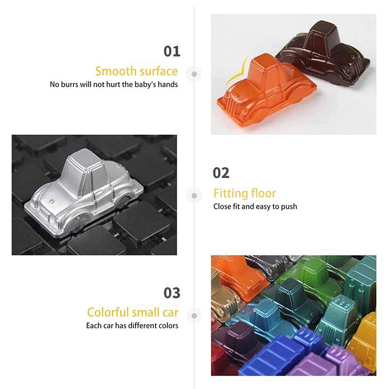 Puzzle Traffic Rush Hour Game Children'S Logical Thinking Car Educational Toys Parent-Child Parking Lot Toys Desktop Game