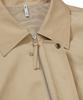 West Grand Boulevard Oversized Placket Satin Blouson Beige
