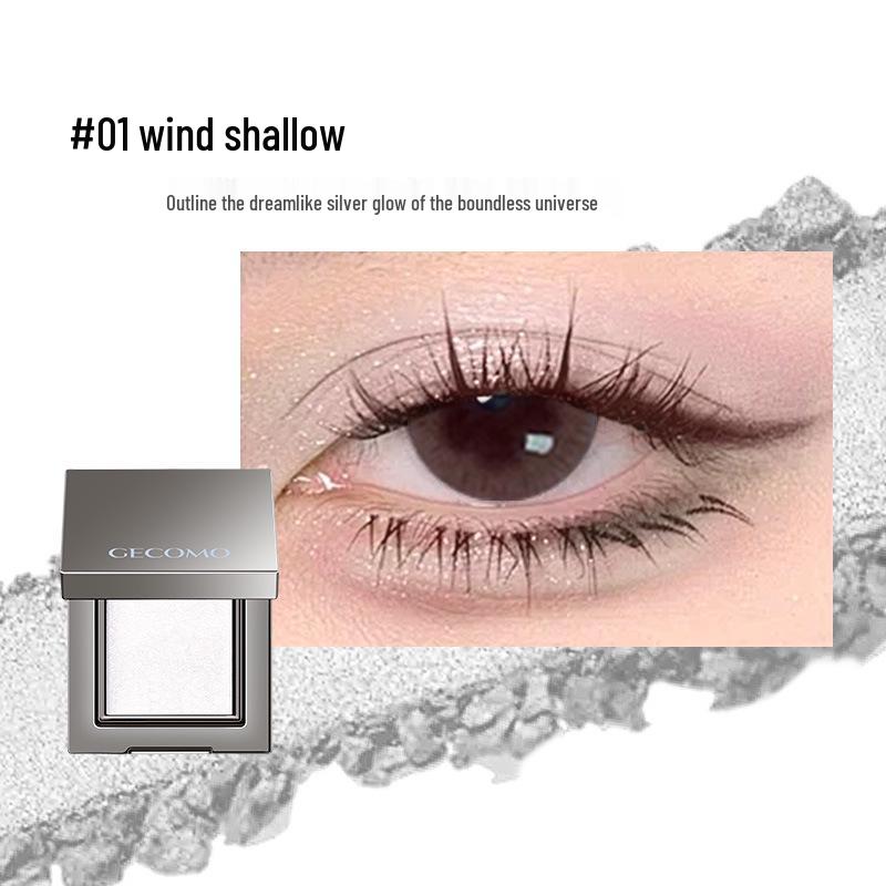 Manwan Select Dreamland Einzelner schimmernder Lidschatten-Palette - Langanhaltend, Aufhellend, Feiner Glitzer, Nicht absetzend.