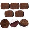 5pcs Archery Arrow Rest Adhesive Silent Bow Stick Plate Cowhide Outdoor Shooting AccessoriesBrown