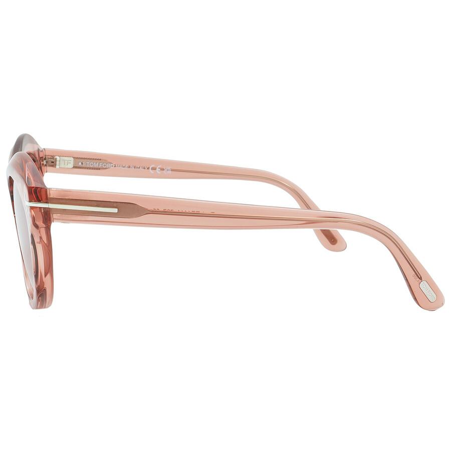 Tom Ford Toni Violet Gradient Mirror Cat Eye Ladies Sunglasses Ft1111 72z 55