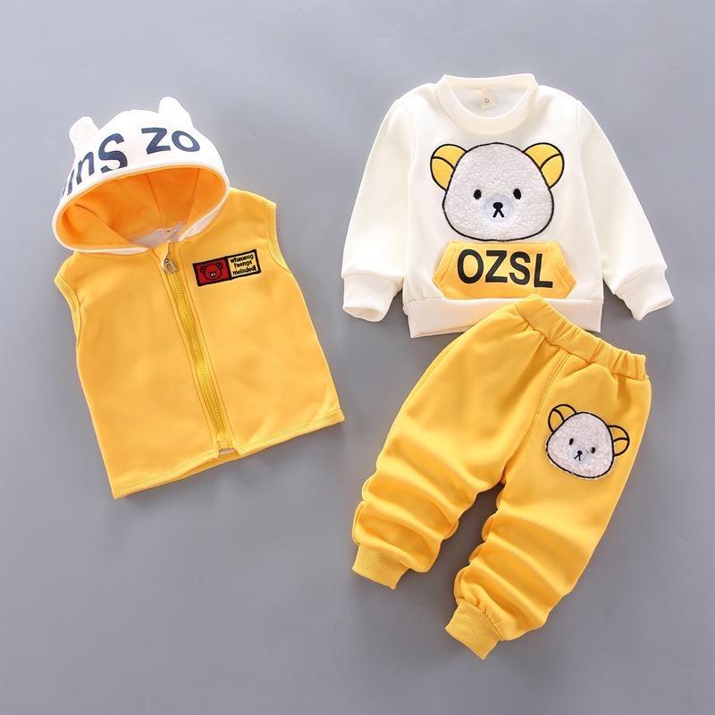 Autumn Baby Girls Clothes Hoodie+Pant Outfit Kids Costume Suit Infant Clothing for Baby Warm Sets