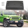 Front License Plate Frame Front Bumper License Plate Holder Mounting Bracket Cover For Jeep Wrangler JL JLU Gladiator JT 2018-2025 (For Plastic