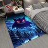 1PC Gengar  Pattern Printed Rug Bedroom Living Room Anime Carpets for Girl Room Floor Mat Home Decor Non-Slip Rug Fast Shipping