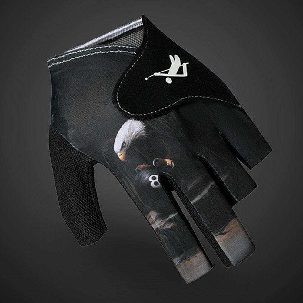 Elastic Half Fingers Glove Left Hand Billiard Training Gloves  Fitness Accessories