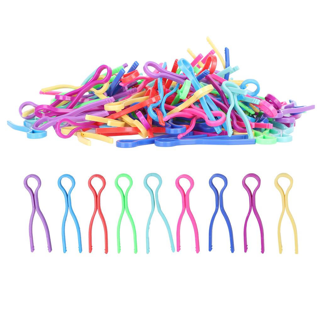 120Pcs Bobbin Thread Clamp Plastic Clip Buddies Thread Control Embroidery Supplies