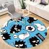 1pc BADBADTZ-MARU Office Round Area Rug, Indoor Mat Suitable For Office, Under Office Chairs Bedroom Living Room Home Decor, Room Deco