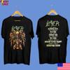 Slayer Inspired Tour Shirt Vintage Skull Reprint Metal Band Tee