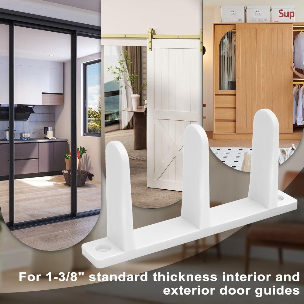 4pcs Easy Installation Sliding Door Guide Sliding Closet Door Guide  Smooth Operation