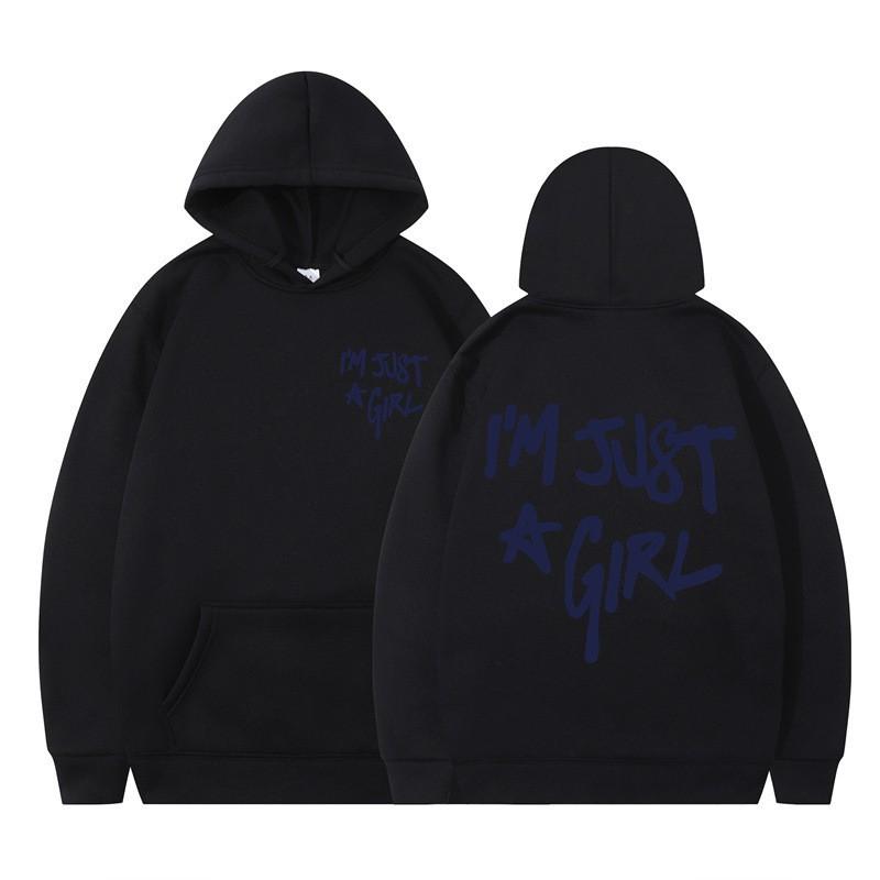 Unisex Übergroßer Kapuzenpullover Mit Kräftigem Buchstabenaufdruck Lässiger Pullover Herbst