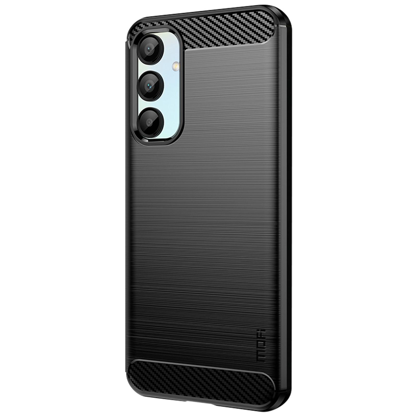 

MOFI JK TPU Series-1 For Samsung Galaxy A16 5G/A16 4G Case Carbon Fiber Texture TPU Soft Phone Cover Blue
