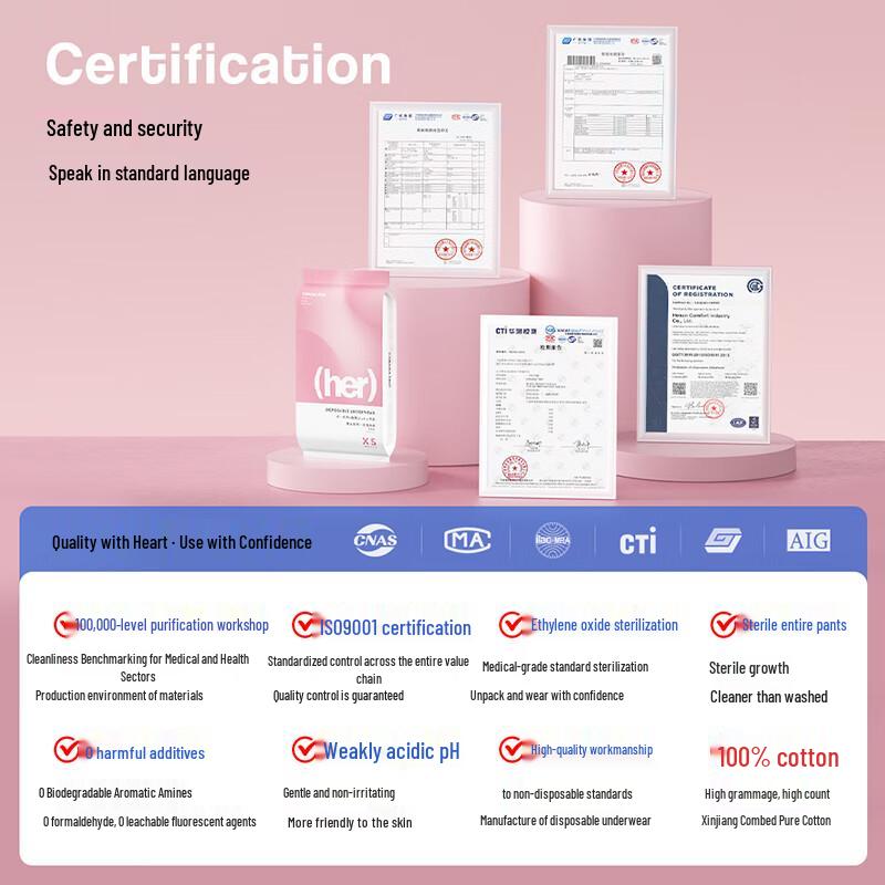 BANANA TRIP Women s Disposable Cotton Underwear XL