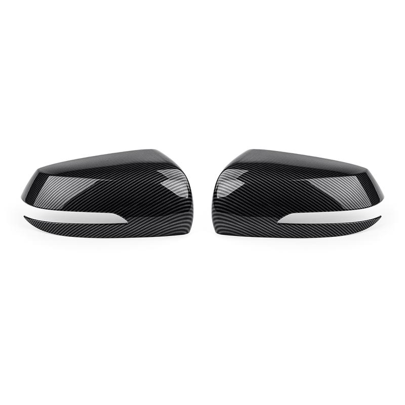 Carbon Fiber Rearview Mirror Decoration Cover Trim Exterior Accessories For Genesis G80 DH 2015- Car Supplies