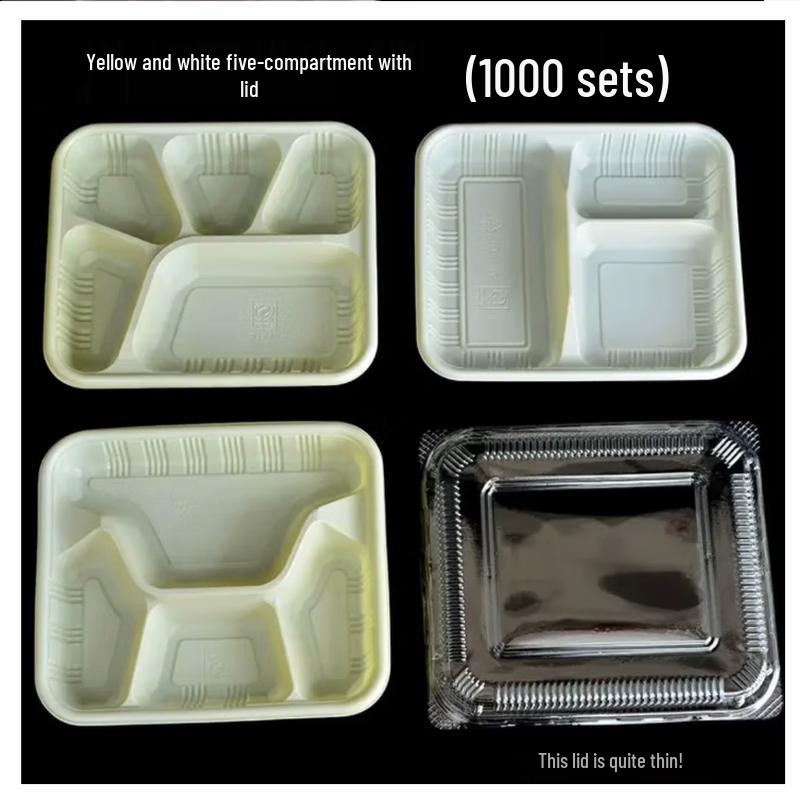 ZB Disposable PP Plastic Takeaway Meal Boxes