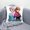 F-Frozen Pillow Case Cushion Cover Soft Cute Throw Pillow Case For Car Sofa Pillowcase Polyester With Zipper