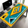Geometry Dash Print Mouse Pad, Anti‑Slip Desktop Keyboard Mat, for PC Laptop Gaming Working Daily Use, Cool Festival Surprise Gift