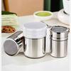With Dustproof Lid Fine Mesh Shake Bottle Stainless Steel Powder Distributor  Kitchen Supplies