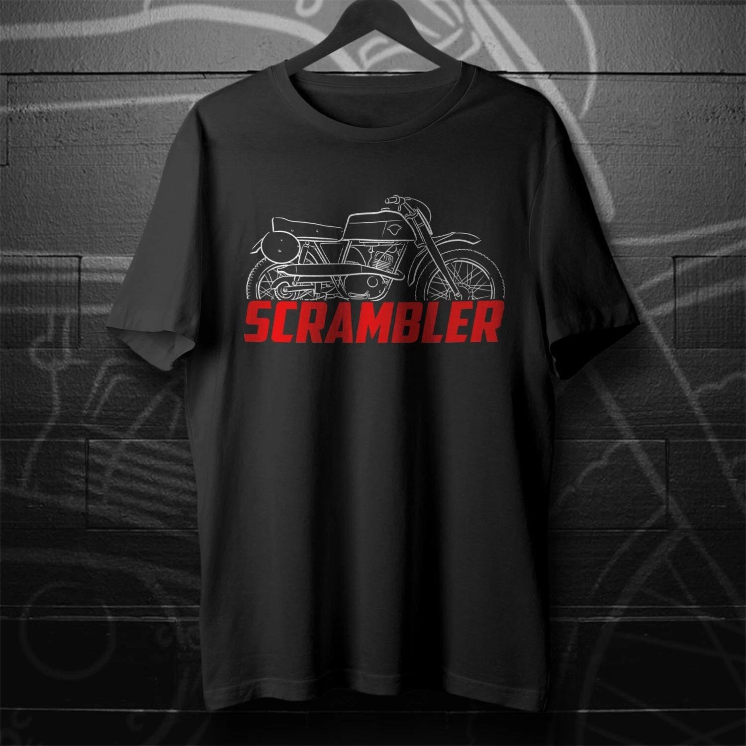 

Black men s and women s T-shirt For Maico MC Scrambler 125- Motorcycle XXXXL