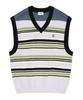 Multi-Stripe Knit Vest Light Purple