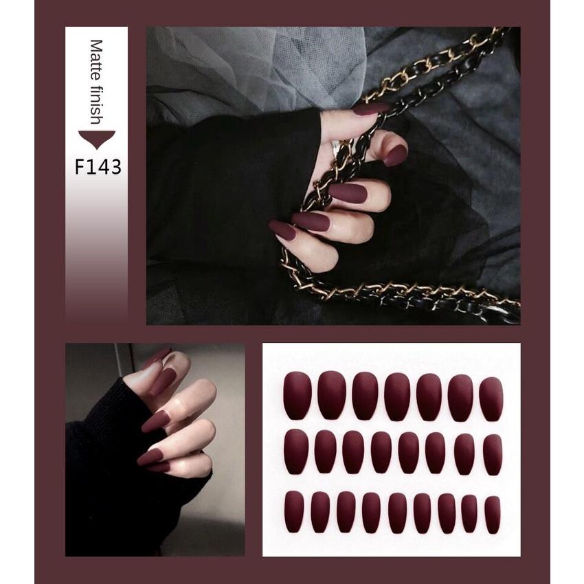 Înghețat scurt Balet Culoare nouă Culoare uni Uzură unghie Produs finit Unghie falsă Petic pentru unghii Petic pentru unghii detașabil