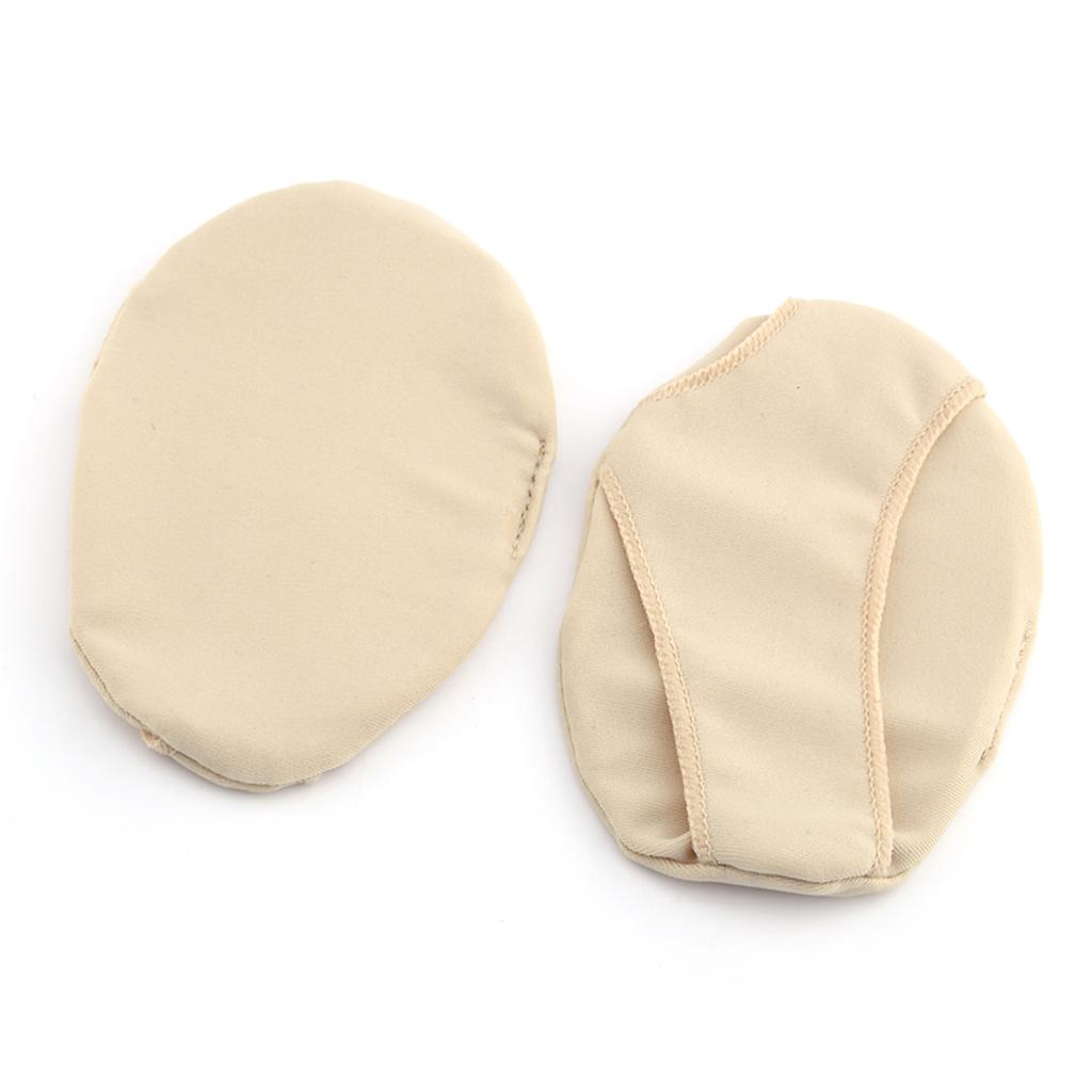 Pain Relief Breathable Forefoot Pad 1 Pair Fabric Ball of Foot Gel Pads Cushion Metatarsal Forefoot Support Insoles Foot Pad