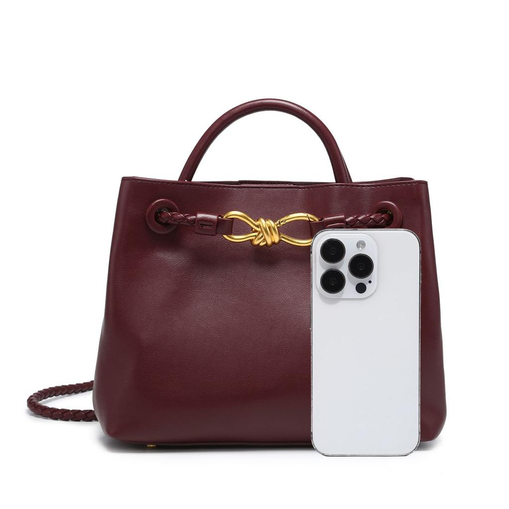 Neue High-End-Handtasche mit großer Kapazität für Damen, Herbst und Winter, Retro, Pendler, Schulter-Umhängetasche