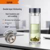 SUPOR Double-Wall Borosilicate Glass Tea Tumbler