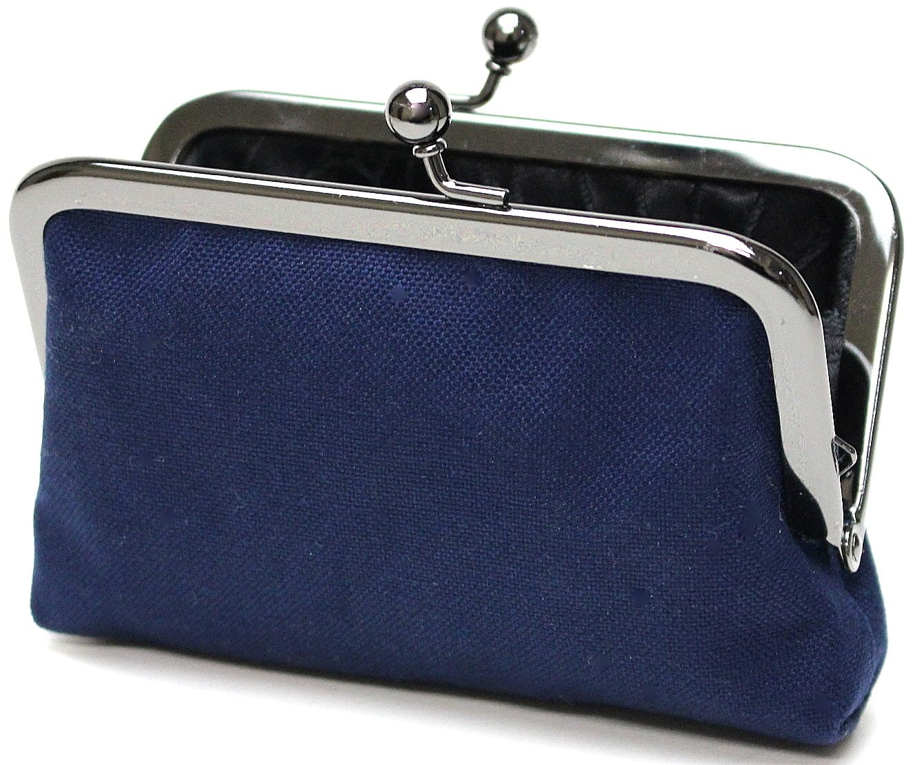 

Company Canvas Coin Purse Made in Japan Men s Wallet, 3.5 inches, Kyoto, (Navy)