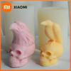 Halloween Skull Silicone Mold Crow Eagle Ghost Head Candle Plaster Drip Aromatherapy Gel Handmade Craft DIY Decoration Mold