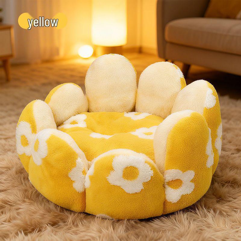 

Universal Warm Cat & Dog Bed - Half-Closed Cactus Design for All Seasons S (40*40*25) recommended for under 4 lbs