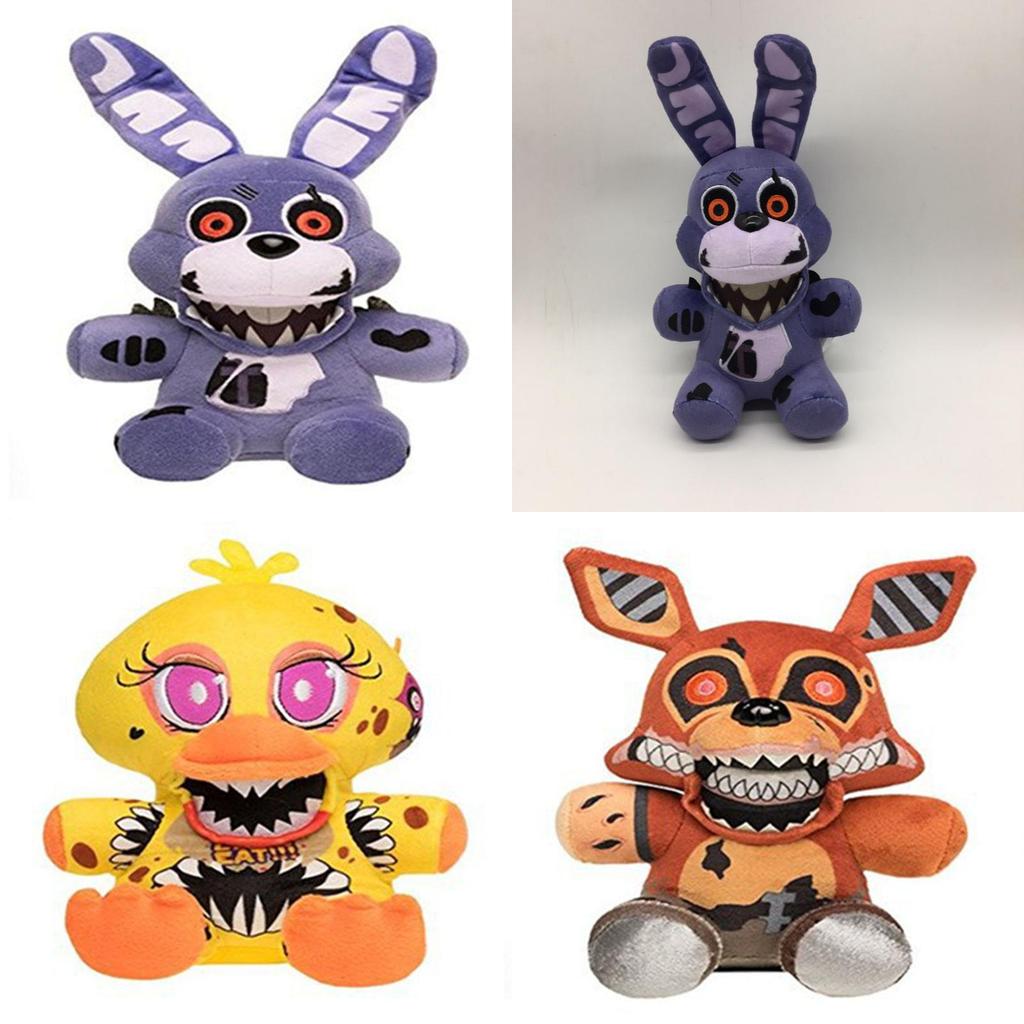 Jucărie de pluș Five Nights At Freddy's Animal moale de pluș Chica Bonny Foxy Cadou pentru copii 18cm