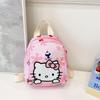 Disney Mickey Minnie Hello Kitty Kuromi My Melody Pattern Children Backpack For Kindergarten Kids