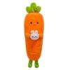 Adorable Carrot Bunny Plush Pillow Soft Down Cotton Stuffed Toy Perfect Gift For Girls