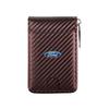 VEDB9 Portable Car Wallet Fuel Card ID Card Storage Bag Men Business Organizing Pocket For Ford FOCUS Mondeo Fiesta Ecosport Fusion