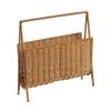 Magazine Rack Display Stand,Standing Shelf Practical Books Woven Storage Basket,Newspapers Holder