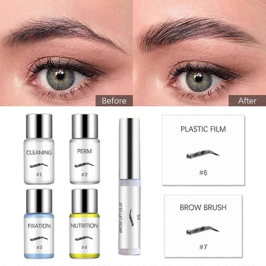 Eyebrow Lamination Kit Perming Makeup Set Lash Curling Up Brow Lift Set