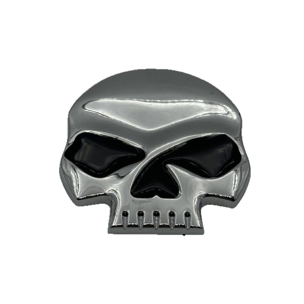 3D Metal Skull Emblem for Car Body Decoration