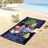 Adventure Time Print Beach Towel, Large Soft Quick Dry Towel for Beach Camping Swimming