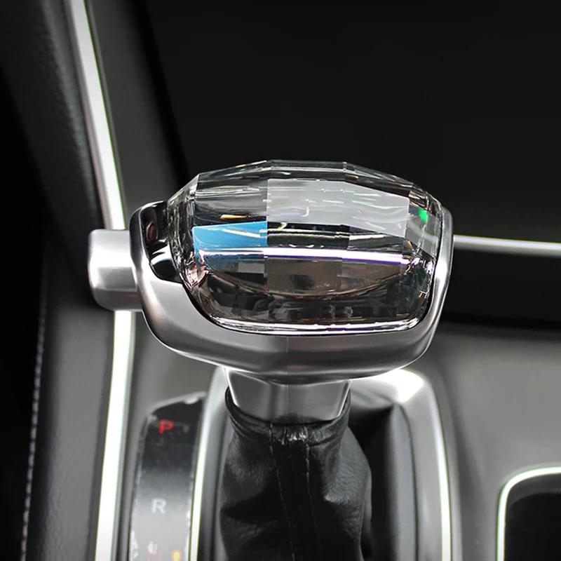 Gear Shift Knob Crystal Cover for Honda Accord 10th Odyssey Vezel HRV Fit Civic 11th CRV 2023 Handles Stick Head LHD Accessories
