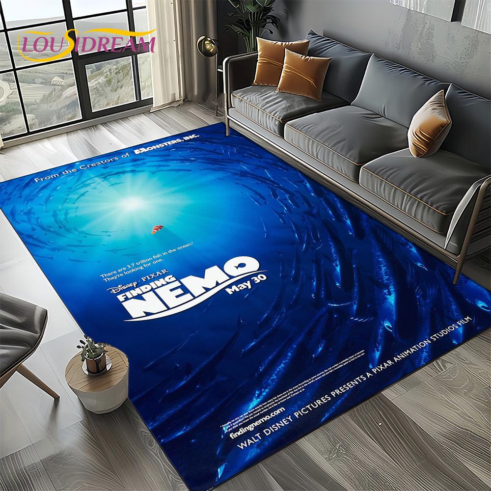 27 Style Cute Finding Nemo Cartoon Sea World Carpet Rug for Bedroom Living Room Home Sofa Decoration,kids Large Decor Floor Mat