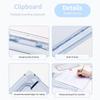 Thickening Writing Splint Transparent Plate Clamp High Quality Writing Board Clip  Gift