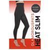 Glamorous Spats Million Units HeatSlim Compression Authentic [5 Sold] Fleece-Lined Leggings/Tights, (Sizes L-LL, Charcoal)