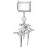 2026 New Creative DIY Dreamy Shiny Sunflower Cat Heart Bow Star Cherry Moon Pendent Charm Fit 9MM Stainless Steel Bracelet Gift