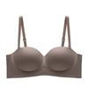 Traceless strapless underwear women's summer tube top, small breasts gather and show large breasts, anti-sagging, no steel ring bra