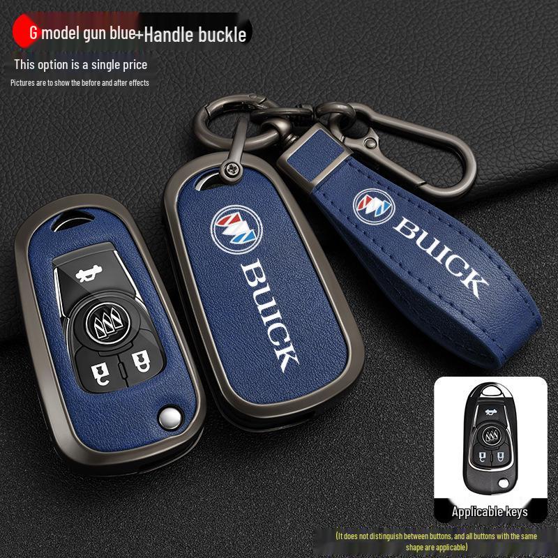 2022 Buick Enclave 652T Pokrowiec na kluczyk - Ochronne metalowe etui dla mężczyzn i kobiet